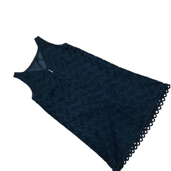 Kate Spade Black Sleeveless Crochet Midi Dress Lined Size 4 Witchygoth Fairygoth - Picture 11 of 11